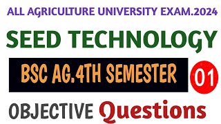 PRINCIPAL OF SEED TECHNOLOGY BSC AG 4 TH SEMESTER BY SUMIT SIR [upl. by Brufsky]