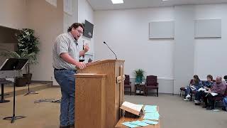 Brooklet First Baptist Church Sunday Evening Service  1062024  Brother Laine Wells [upl. by Belayneh]