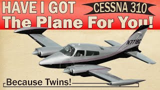 Vintage Aircraft Ad09  310 Pilot  Cessna 310 [upl. by Olocin]