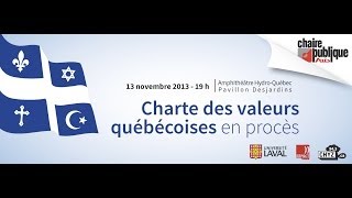 Conférence Chaire publique AELIES  La Charte des valeurs québécoises en procès [upl. by Elleinet598]