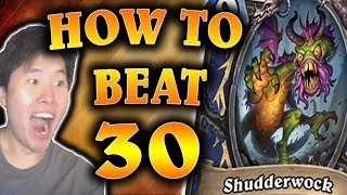 How to Beat 30 SHUDDERWOCKS  Quest Priest  THE WITCHWOOD  HEARTHSTONE  DISGUISED TOAST [upl. by Rose300]