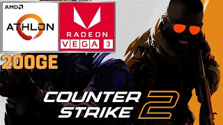 CounterStrike 2  Athlon 200GE  VEGA 3  16GB RAM [upl. by Xaviera]