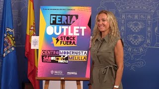 Cerca de 40 comercios tomarán parte en la Feria Outlet de Melilla [upl. by Sutphin]