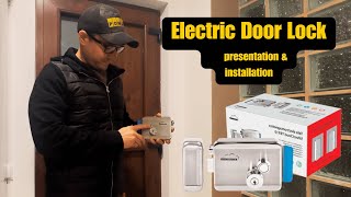 Electromagnetic Door Lock  unboxing presentation and installation SilverCloud [upl. by Christi]