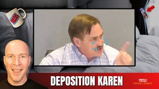 Mike Lindell Releases More Lumpy Pillow Outburst Deposition Footage [upl. by Gnanmas]