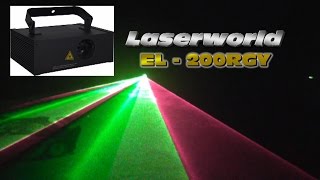 Tutorial  LASERWORLD EL 200RGY  German [upl. by Aeikan]