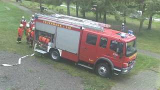 10 10 2009 Feuerwehr Titisee Neustadt Großübung Helios Klinik [upl. by Travers512]