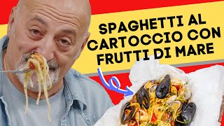 Spaghetti al cartoccio con frutti di mare [upl. by Valda730]