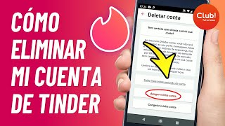 Como ELIMINAR MI CUENTA de Tinder Para Siempre 2024 [upl. by Sweatt499]