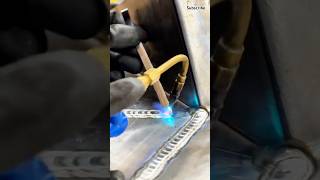 Machine welding technic display skills technology shorts [upl. by Nodmac]