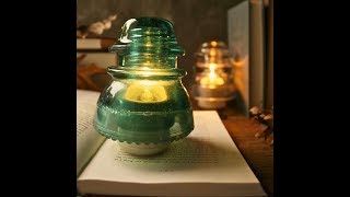 Easy DIY Vintage Insulator Lamp [upl. by Alodi]