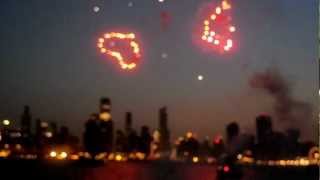 Navy Pier 4th of July 2012 Fireworks  Chicago [upl. by Nayrda991]