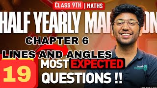 Class 9 Maths Chapter 6 Lines and Angles  Important Questions for CBSE Exam 2024 [upl. by Ahsenac120]