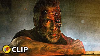 T800 Grace amp Sarah Connor vs Rev9  Final Fight Part 2  Terminator Dark Fate 2019 Movie Clip [upl. by Lamhaj679]