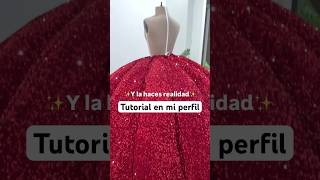 Nuevo tutorial crinolina de gajos 🪡 costura coser maquinadecoser moda diy quinceañera [upl. by Pudens116]