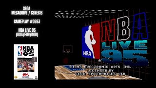 NBA Live 95 USAEURKOR Megadrive  Genesis  Gameplay 0683 [upl. by Ynohtnaeoj465]