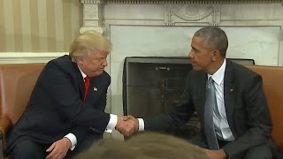 Trump Obama Meet at The White House Full Press Conference [upl. by Yme622]