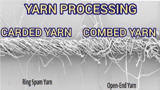 CARDED amp COMBED YARN [upl. by Camfort438]