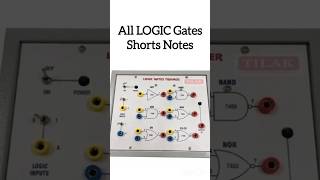 Logic Gates One shot revision examprep [upl. by Tove486]