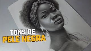 Sombreamento Realista Tons de Pele Negra Descomplicados [upl. by Ahens]