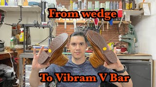 Red Wing 877From Wedge To Vibram Vbar [upl. by Lukin]