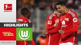 Union Berlin  VfL Wolfsburg 10  Highlights  Matchday 21 – Bundesliga 202324 [upl. by Panta]