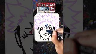 How to Draw SUKUNA in 40 Seconds [upl. by Aniretake947]