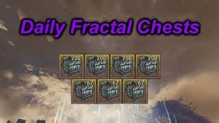 Opening 1000 Daily Fractal Chests  Detailed Results  Guild Wars 2 [upl. by Paehpos]