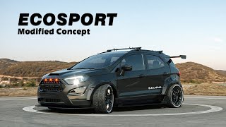 Modified Ford ecosport widebody Concept Sports Edition [upl. by Beaufert]