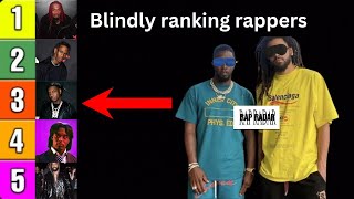 Blind Ranking Rappers 1 [upl. by Clymer]