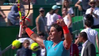 Rafael Nadal claycourt magic vs Bautista Agut  MonteCarlo 2019 [upl. by Ecirtal]