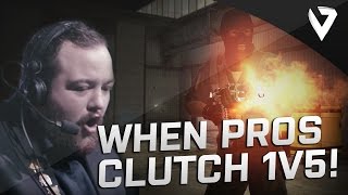 CSGO  When PROS CLUTCH 1v5 FRAGMOVIE [upl. by Nwahsaj]