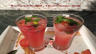 Watermelon Mocktail Recipe  A Perfect Summer Drink  Delicious Food [upl. by Nevets]