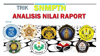 Trik Membaca peluang lulus SNMPTN dengan Analisis Nilai Raport  Nilai naiktetap atau TurunIPA [upl. by Akemrehs]