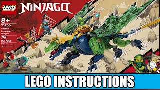 LEGO Instructions  Ninjago  71766  Lloyds Legendary Dragon [upl. by Zoila664]