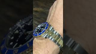 Rolex Submariner Bluesy wristroll  We love watches [upl. by Kursh750]