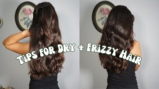 Winter Tips for Dry  Frizzy Hair ♡ [upl. by Lolanthe671]