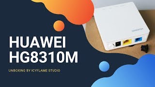 HUAWEI HG8310M GPON ONU UNBOXING [upl. by Emee]