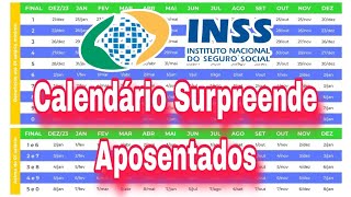 INSS Calendário de Pagamentos do INSS Surpreende Aposentados [upl. by Stephanie]