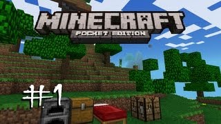 Minecraft PE Lets Play 1 quotA New Day In Minecraftquot [upl. by Nylrak]