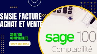 Saisie facture de vente et achat [upl. by Ramedlab]