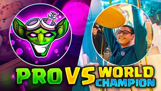 Pro vs World Champion Mohamed Light vs Surgical Goblin  Clash Royale [upl. by Fisch]