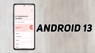 xDROID ROM  Android 13  First Look [upl. by Otsirave]