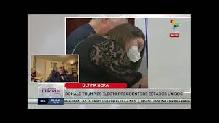 Analista político reacciono luego de saber los resultados de las elecciones de Estados Unidos [upl. by Sandye]