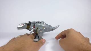 Transformers G1 Grimlock review en español [upl. by Iruahs491]