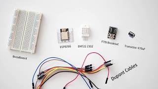 Connecting ESP8266 amp DHT22 on a breadboard Quickvid [upl. by Urban]