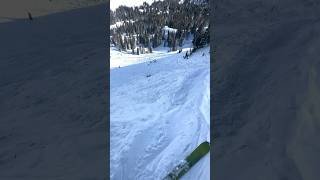 Skiing Alta  HUGE Save on a wipeout [upl. by Ahsad]