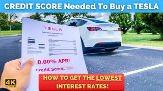 What CREDIT SCORE Do You Need to Buy a TESLA [upl. by Ahsinehs]