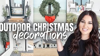 🎄 NEW HOME CHRISTMAS OUTDOOR DECORATING  2023 CHRISTMAS OUTDOOR DECORATE WITH ME  CHRISTMAS DECOR [upl. by Enenaj664]