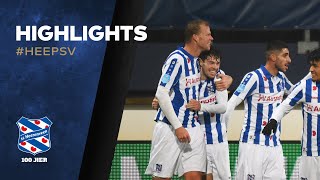 Highlights  sc Heerenveen  PSV  Eredivisie 20202021 [upl. by Laurin]